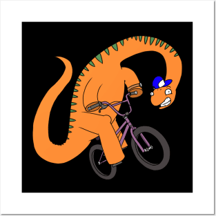 Brachiosaur Bike Posters and Art